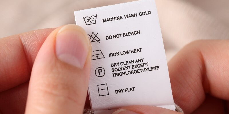 Explaining Washing Instruction Symbols